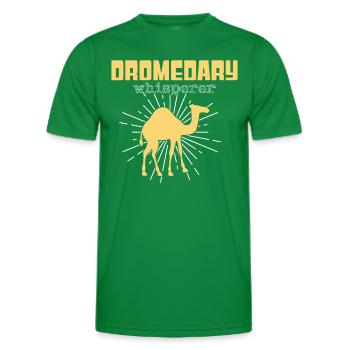 Dromedary Whisperer - Men's Functional T-Shirt - kelly green - Front - AI Model Male 178 dark (178cm)