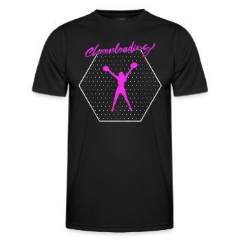 cheerleading - T-shirt sport Homme - noir - Devant - AI Model Male 178 dark (178cm)