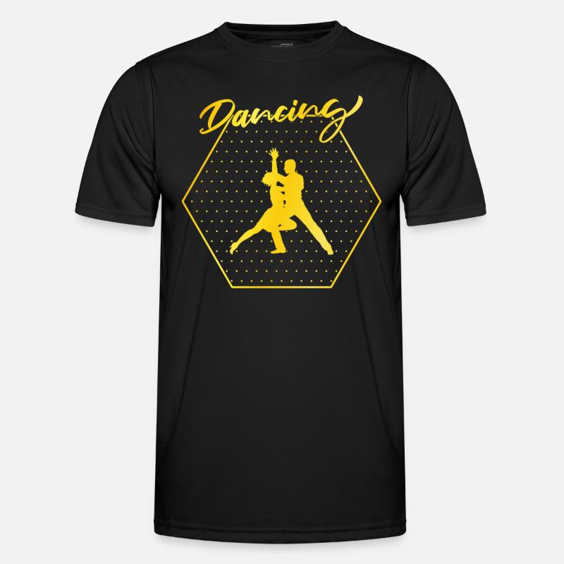 Tanzen - Männer Funktions-T-Shirt - Schwarz