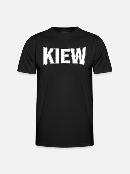 Kiew - Männer Funktions-T-Shirt - Schwarz