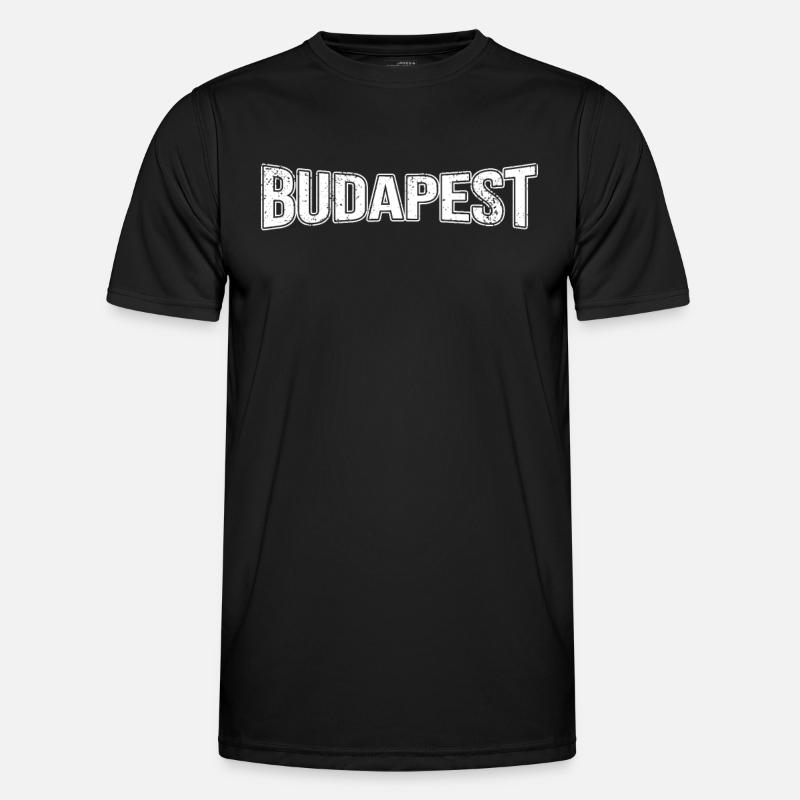 Budapest - Men's Functional T-Shirt - black