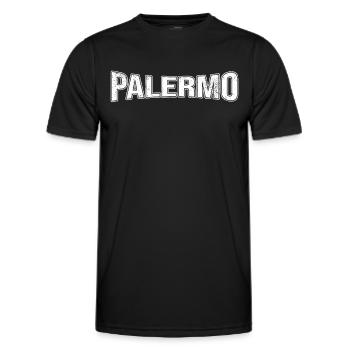 Palermo - Männer Funktions-T-Shirt - Schwarz - Vorne - AI Model Male 178 dark (178cm)