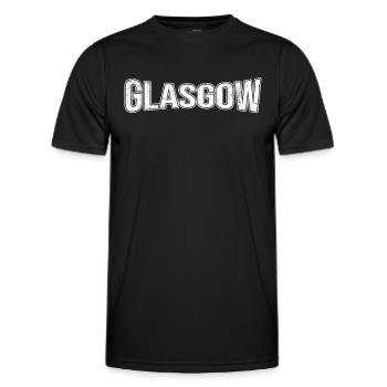 Glasgow - T-shirt sport Homme - noir - Devant - AI Model Male 178 dark (178cm)