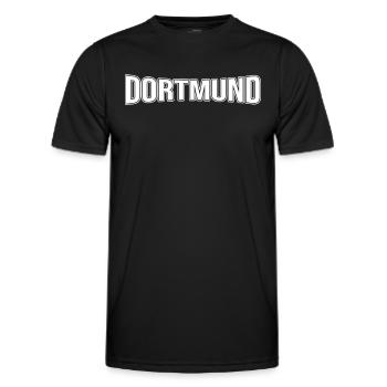 Dortmund - T-shirt sport Homme - noir - Devant - AI Model Male 178 dark (178cm)