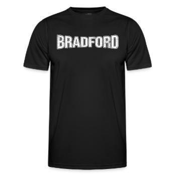 Bradford - T-shirt sport Homme - noir - Devant - AI Model Male 178 dark (178cm)