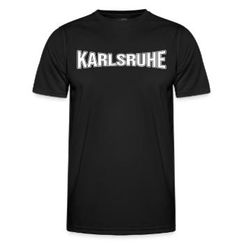 Karlsruhe - T-shirt sport Homme - noir - Devant - AI Model Male 178 dark (178cm)