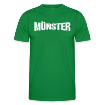 Münster - Männer Funktions-T-Shirt - Kelly Green - Vorne - AI Model Male 178 dark (178cm)