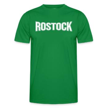 Rostock - Männer Funktions-T-Shirt - Kelly Green - Vorne - AI Model Male 178 dark (178cm)