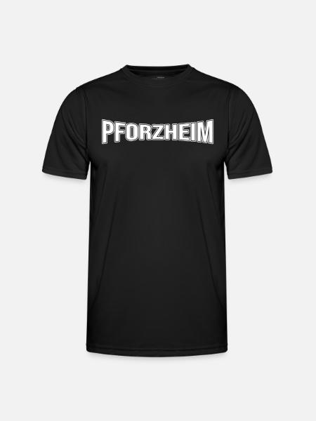 Pforzheim - Männer Funktions-T-Shirt - Schwarz