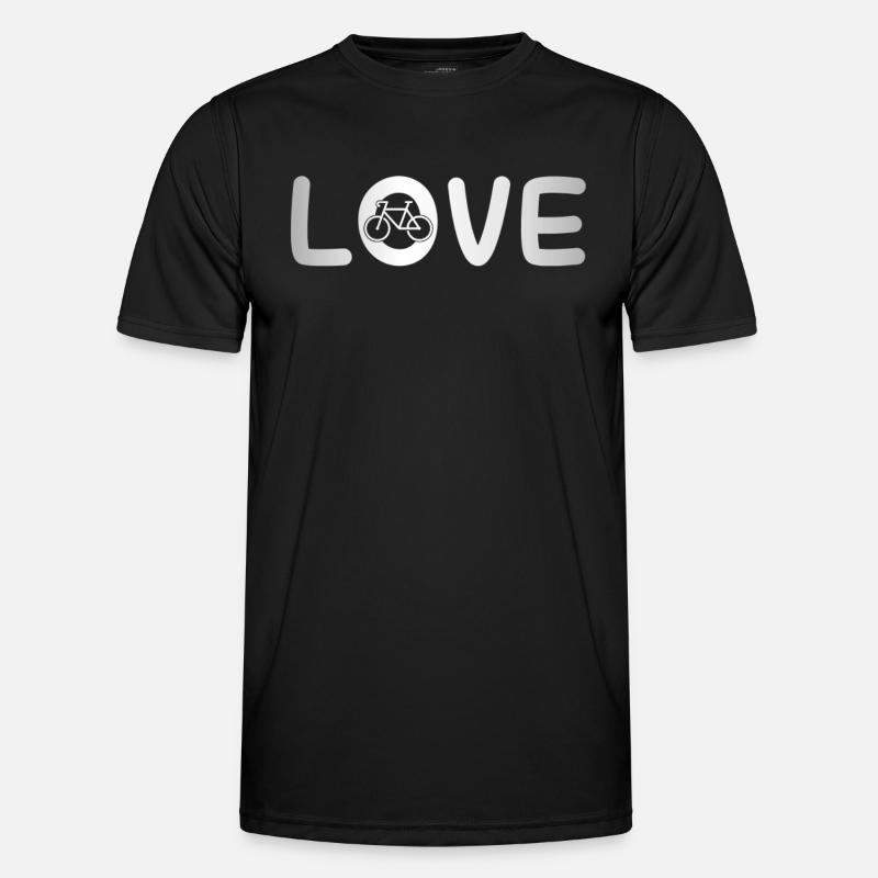 Bicycle Love - Men's Functional T-Shirt - black