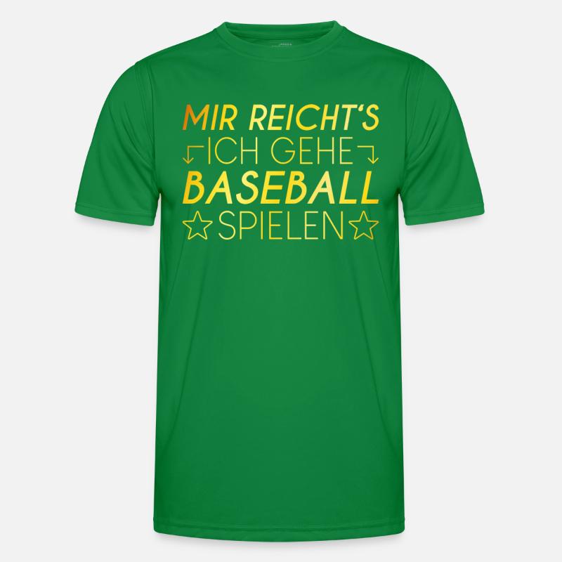 Baseball Spruch Männer Funktions-T-Shirt