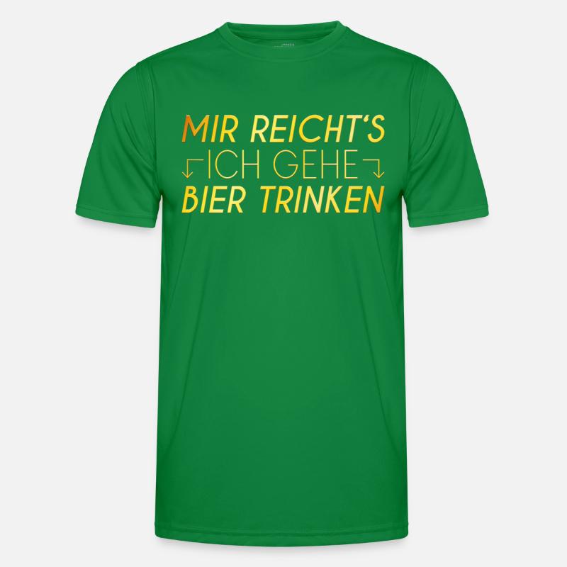 Bier Spruch Männer Funktions-T-Shirt