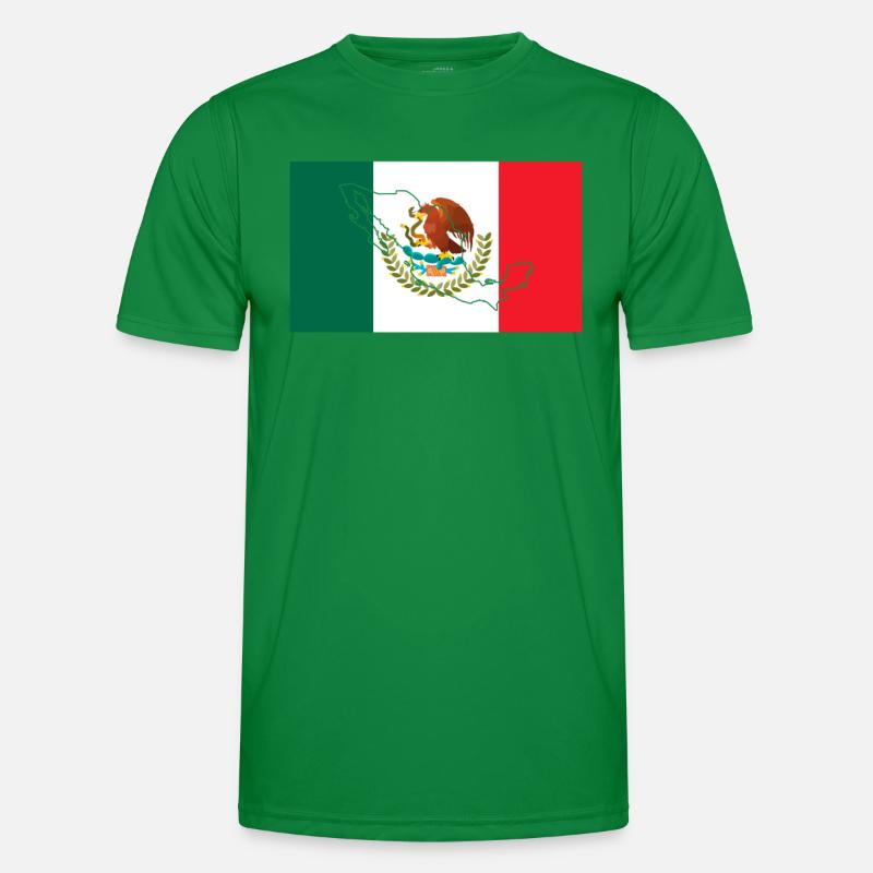 Mexico Flag Men's Functional T-Shirt