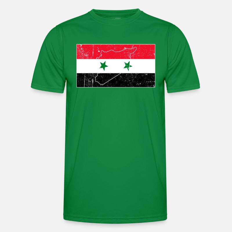 Drapeau de l’Irak T-shirt sport Homme