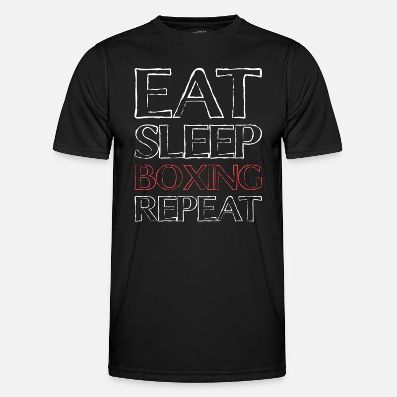Eating Sleeping Boxes - Men's Functional T-Shirt - black