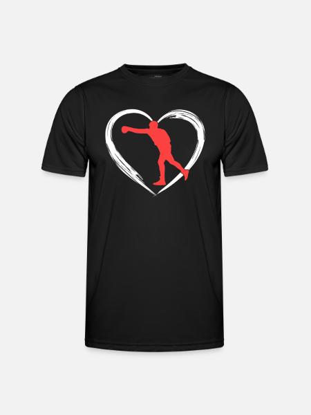 L’amour de la boxe - T-shirt sport Homme - noir