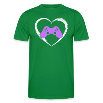 l’amour du jeu - T-shirt sport Homme - vert - Devant - AI Model Male 178 dark (178cm)