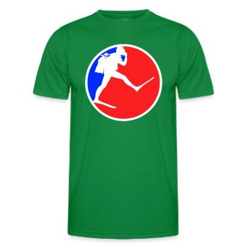 Logo de plongée - T-shirt sport Homme - vert - Devant - AI Model Male 178 dark (178cm)