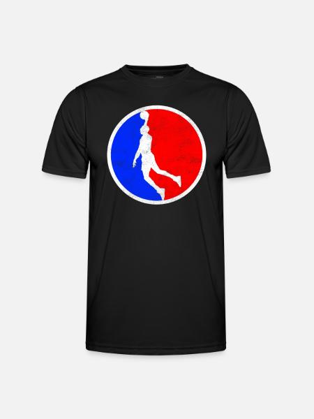 Basketball Logo - Men's Functional T-Shirt - black