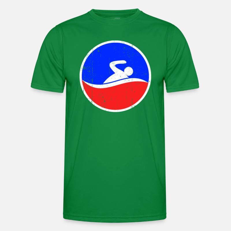 Logo de natation T-shirt sport Homme