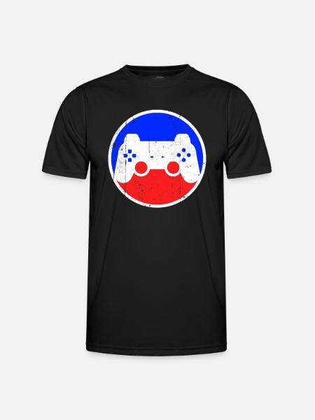 Logo de jeu - T-shirt sport Homme - noir