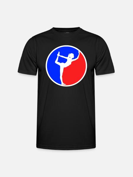 Yoga Logo - Men's Functional T-Shirt - black