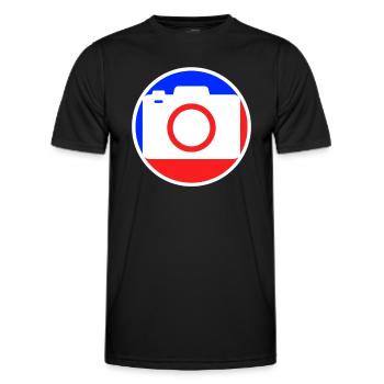 Fotografie Logo - Männer Funktions-T-Shirt - Schwarz - Vorne - AI Model Male 178 dark (178cm)