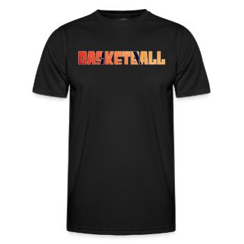 Basket-ball - T-shirt sport Homme - noir - Devant - AI Model Male 178 dark (178cm)