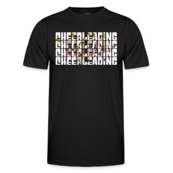 Cheerleading - T-shirt sport Homme - noir - Devant - AI Model Male 178 dark (178cm)