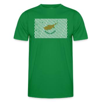 Drapeau de Chypre - T-shirt sport Homme - vert - Devant - AI Model Male 178 dark (178cm)