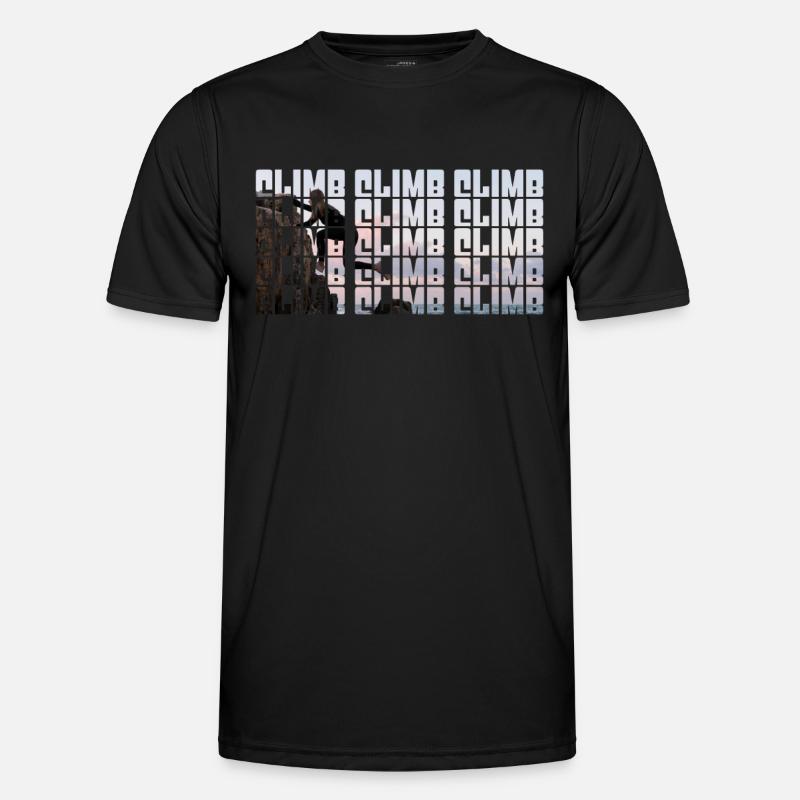 climb - Men's Functional T-Shirt - black