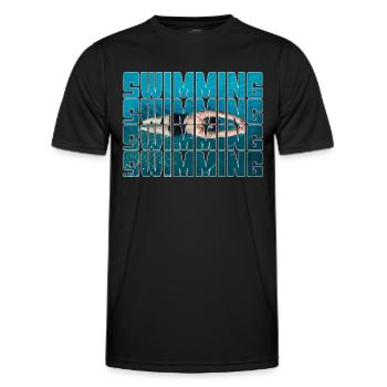 Nager - T-shirt sport Homme - noir - Devant - AI Model Male 178 dark (178cm)