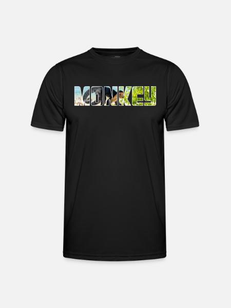 Singe - T-shirt sport Homme - noir