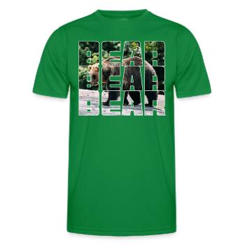 Bär - Männer Funktions-T-Shirt - Kelly Green - Vorne - AI Model Male 178 dark (178cm)