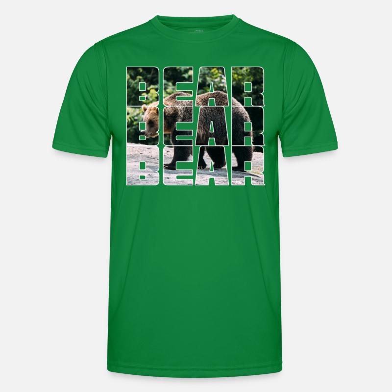 Bär Männer Funktions-T-Shirt