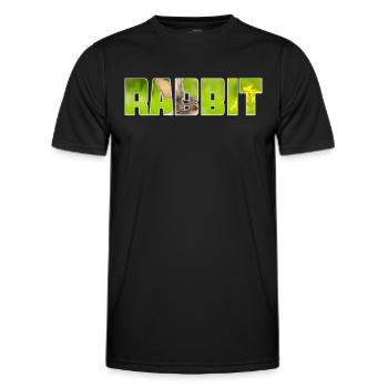 Hare - Men's Functional T-Shirt - black - Front - AI Model Male 178 dark (178cm)