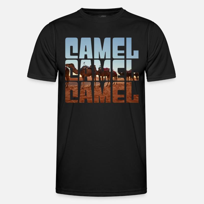Kamel Männer Funktions-T-Shirt