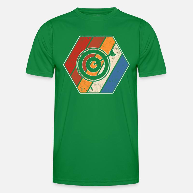 Darts Retro Männer Funktions-T-Shirt