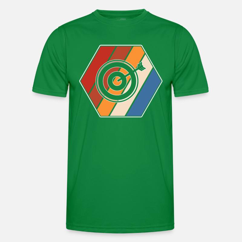 Darts Retro Männer Funktions-T-Shirt