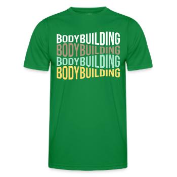 culturisme - T-shirt sport Homme - vert - Devant - AI Model Male 178 dark (178cm)