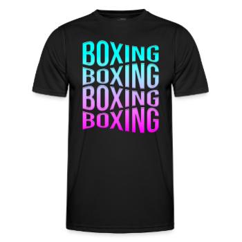 Boxe - T-shirt sport Homme - noir - Devant - AI Model Male 178 dark (178cm)