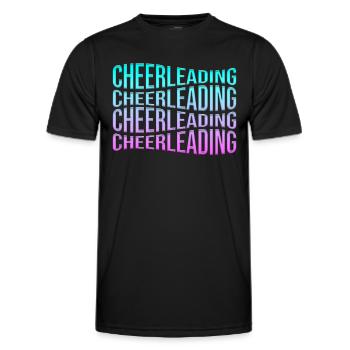 cheerleading - T-shirt sport Homme - noir - Devant - AI Model Male 178 dark (178cm)