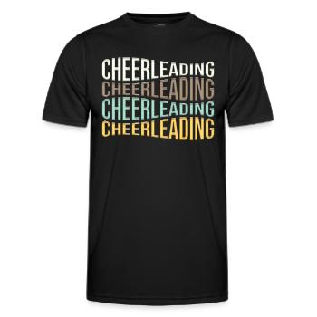 cheerleading - T-shirt sport Homme - noir - Devant - AI Model Male 178 dark (178cm)