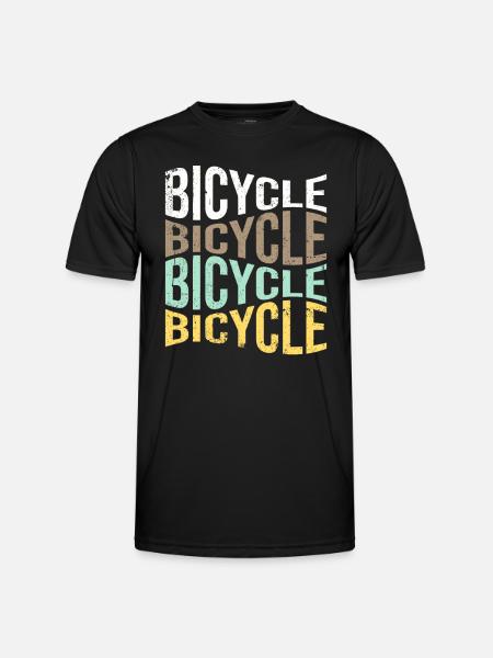 Bicyclette - T-shirt sport Homme - noir