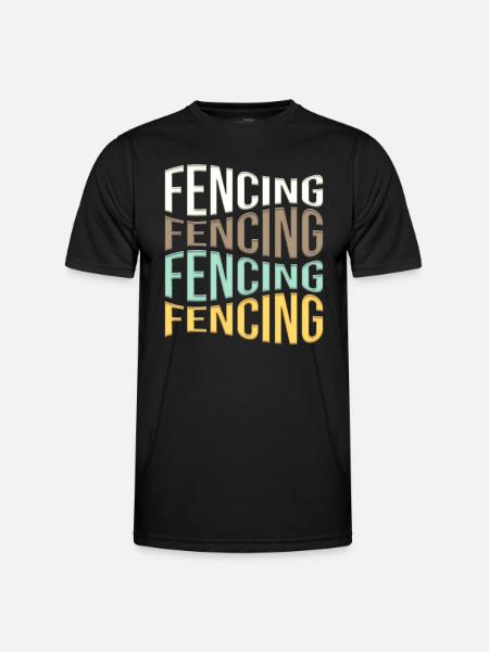 Fencing - Men's Functional T-Shirt - black