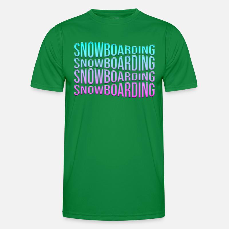 snowboarding Men's Functional T-Shirt