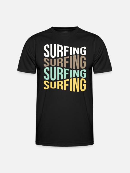 Surfing - Men's Functional T-Shirt - black