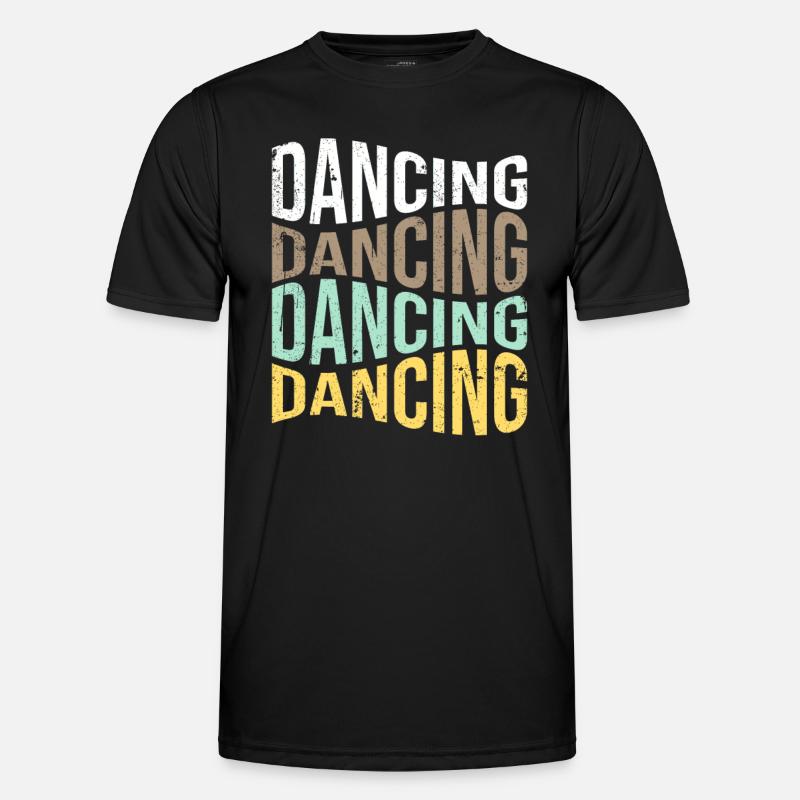 Tanzen - Männer Funktions-T-Shirt - Schwarz