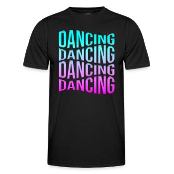 Danser - T-shirt sport Homme - noir - Devant - AI Model Male 178 dark (178cm)