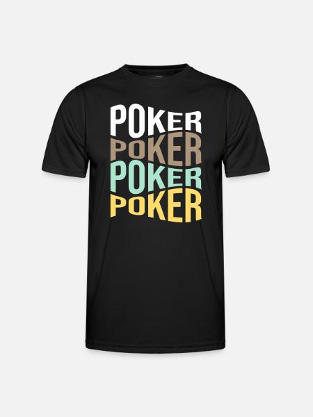 poker - Men's Functional T-Shirt - black